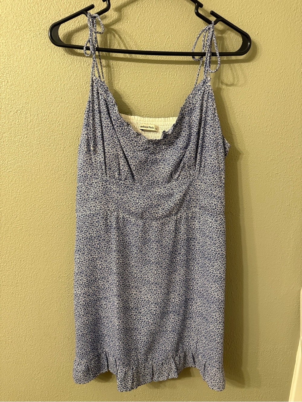 abercrombie & fitch Blue Floral mini dress